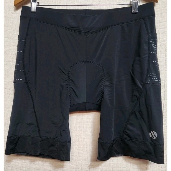 Pants - Skysper Bike Shorts Woman XXL Padded Cycling Riding Black Compression NEW